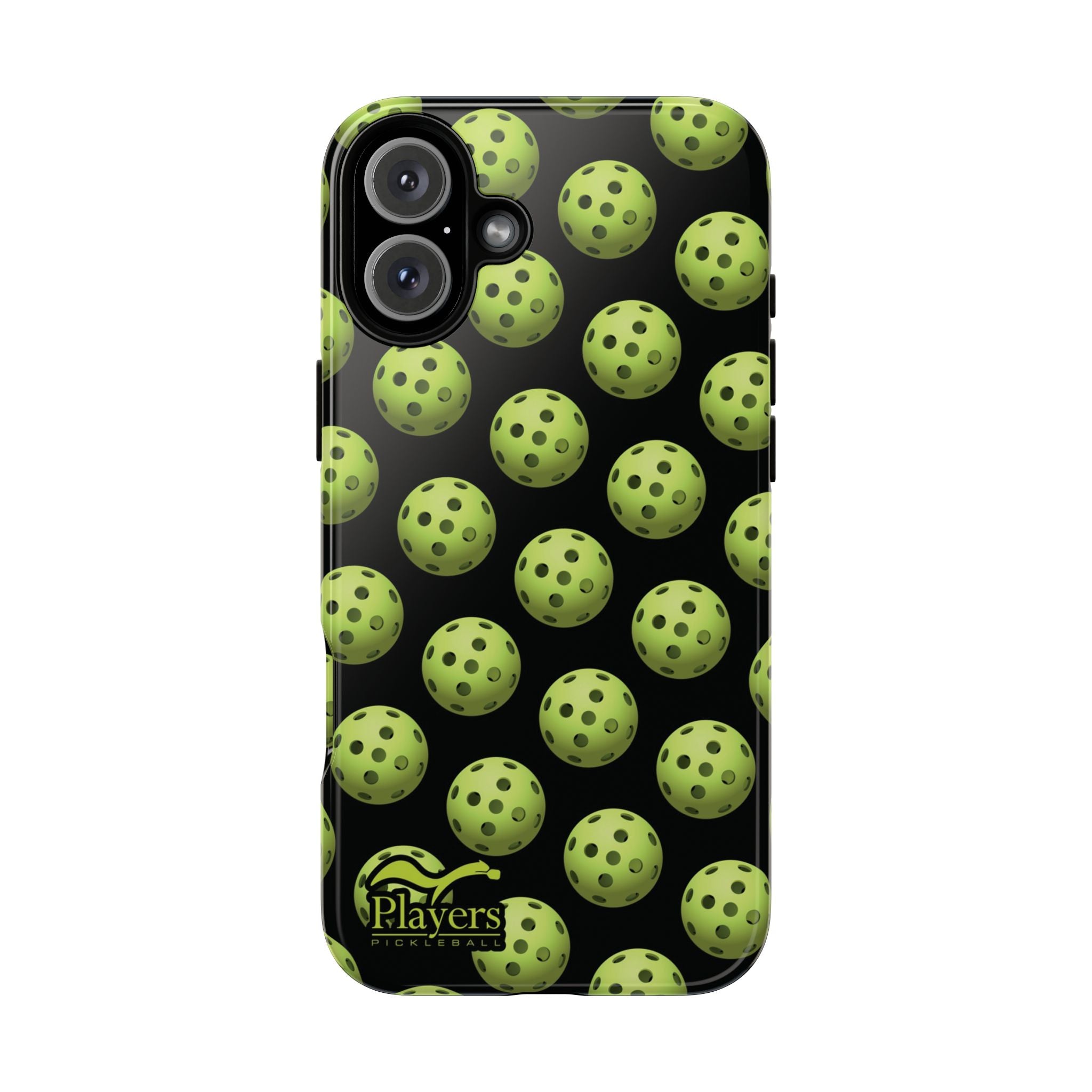 Pickleball Pattern Phone Cover (on Black)