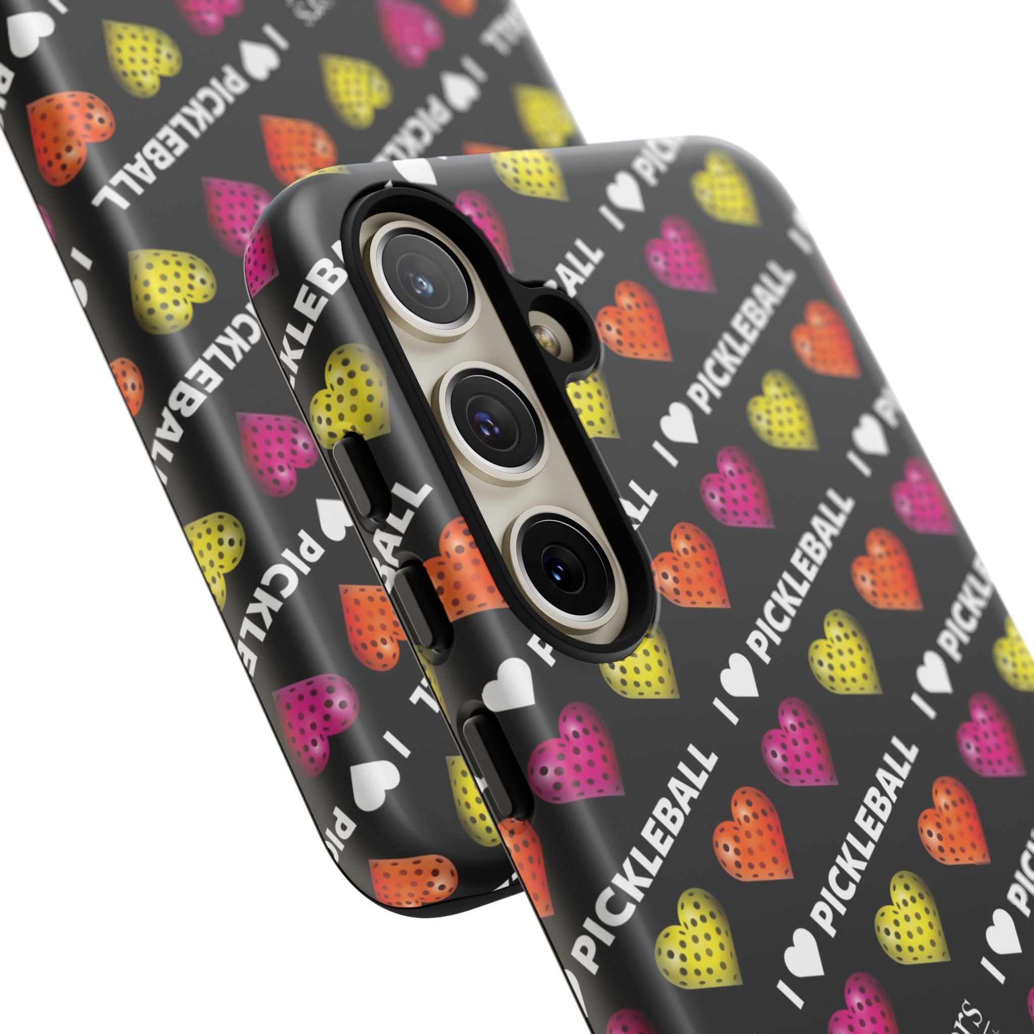 I Heart Pickleball Pattern Phone Cover