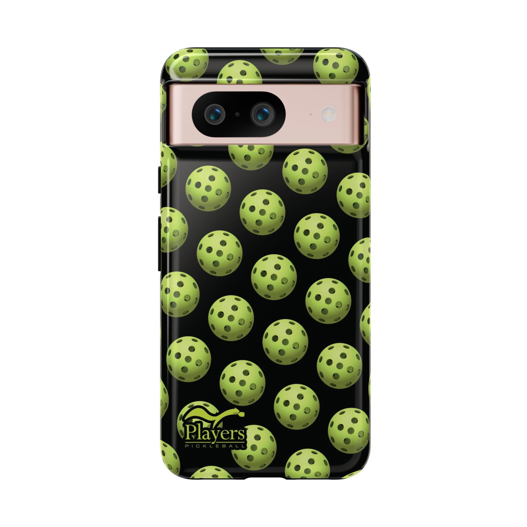 Pickleball Pattern Phone Cover (on Black)