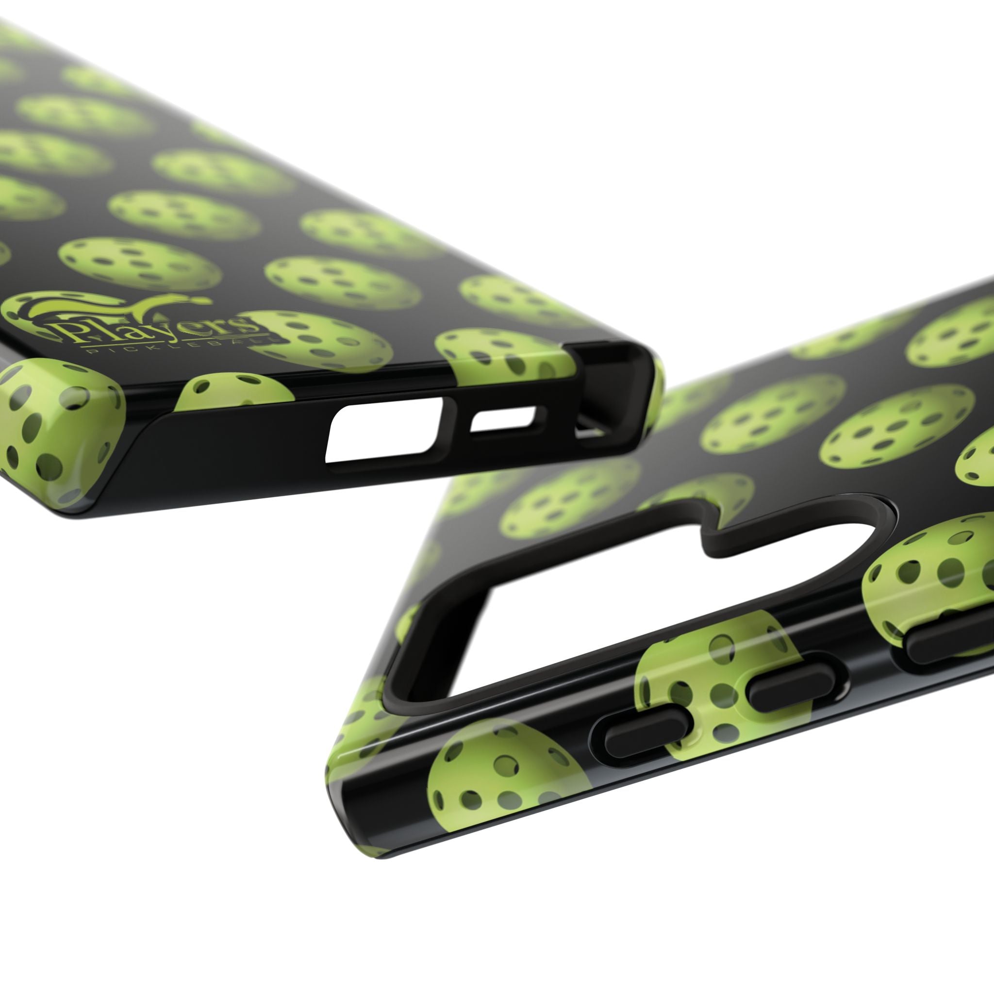 Pickleball Pattern Phone Cover (on Black)