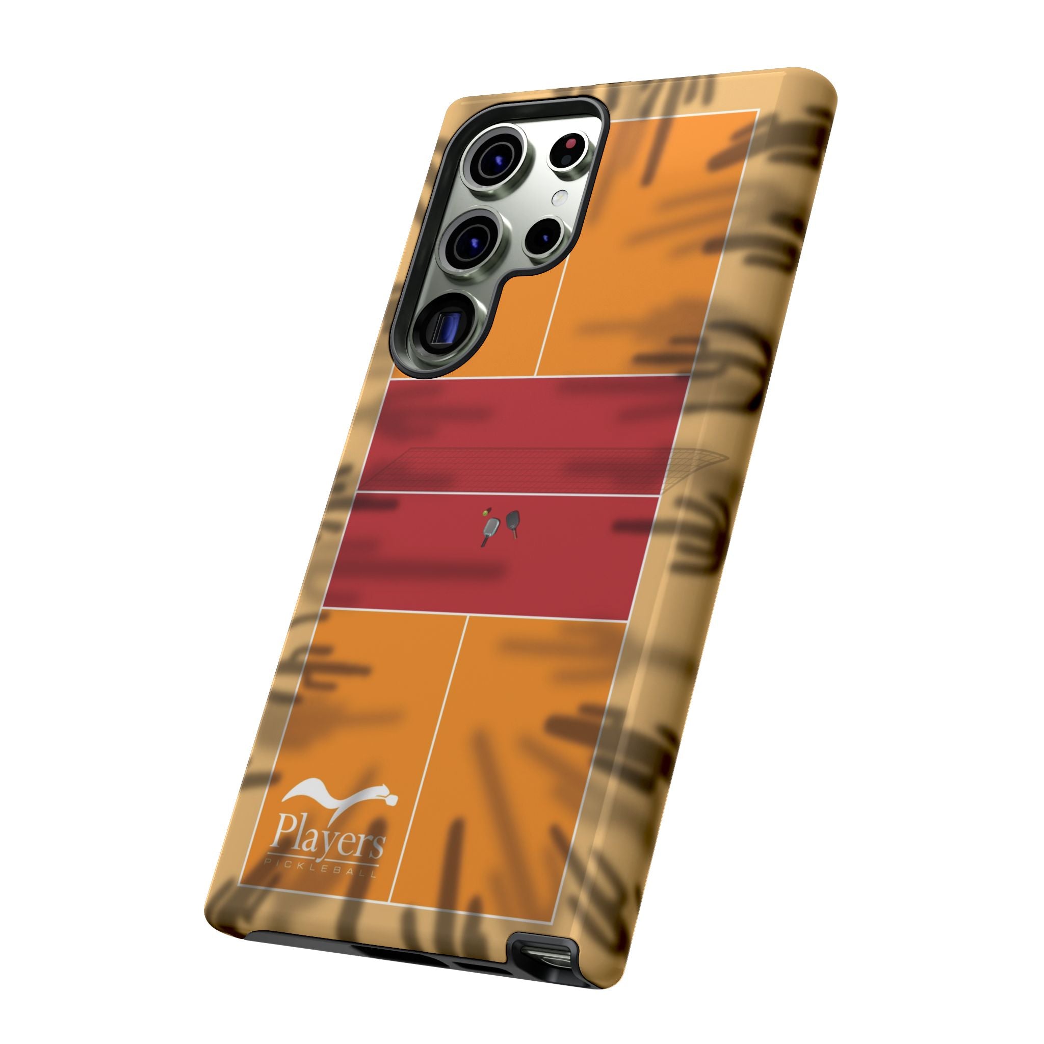 Pickleball Court Phone Cover - Southwest Saguaro Design