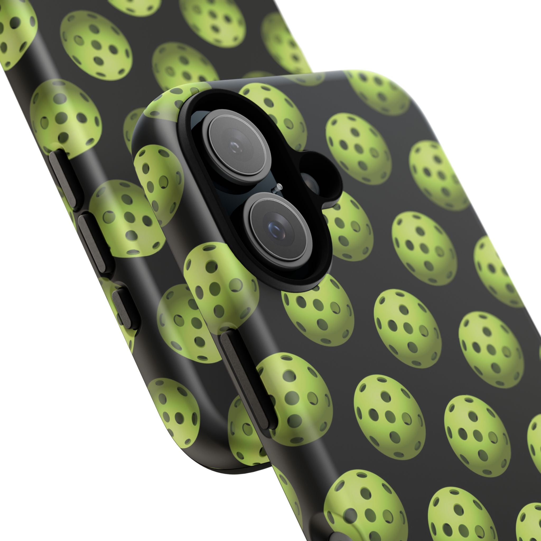 Pickleball Pattern Phone Cover (on Black)