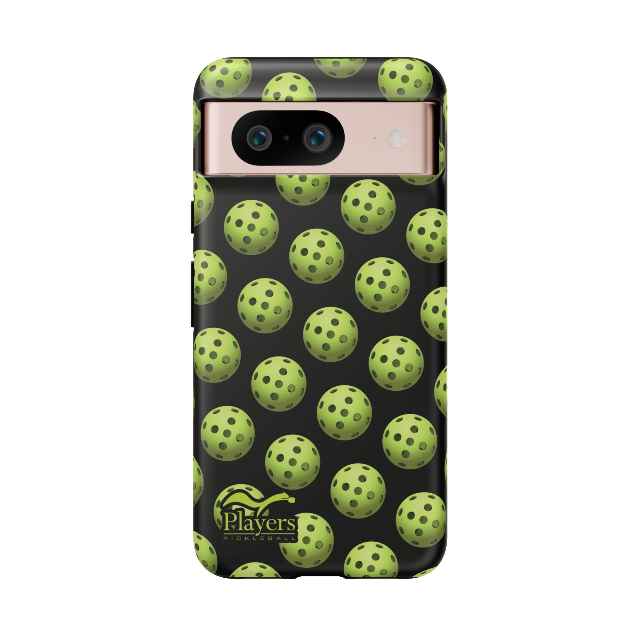 Pickleball Pattern Phone Cover (on Black)