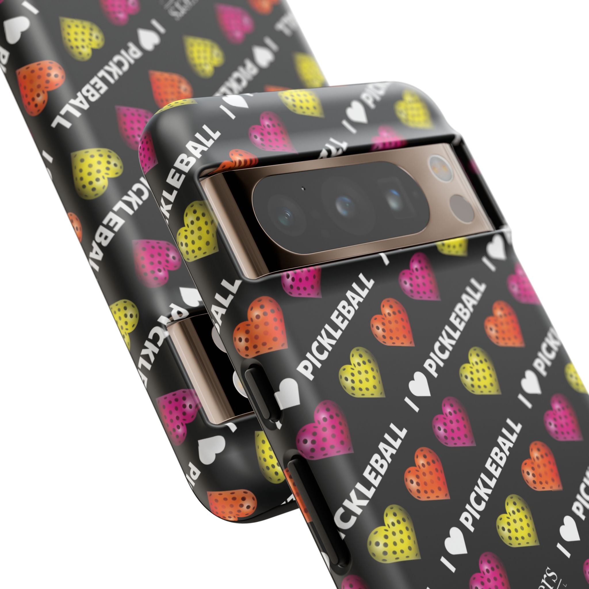 I Heart Pickleball Pattern Phone Cover