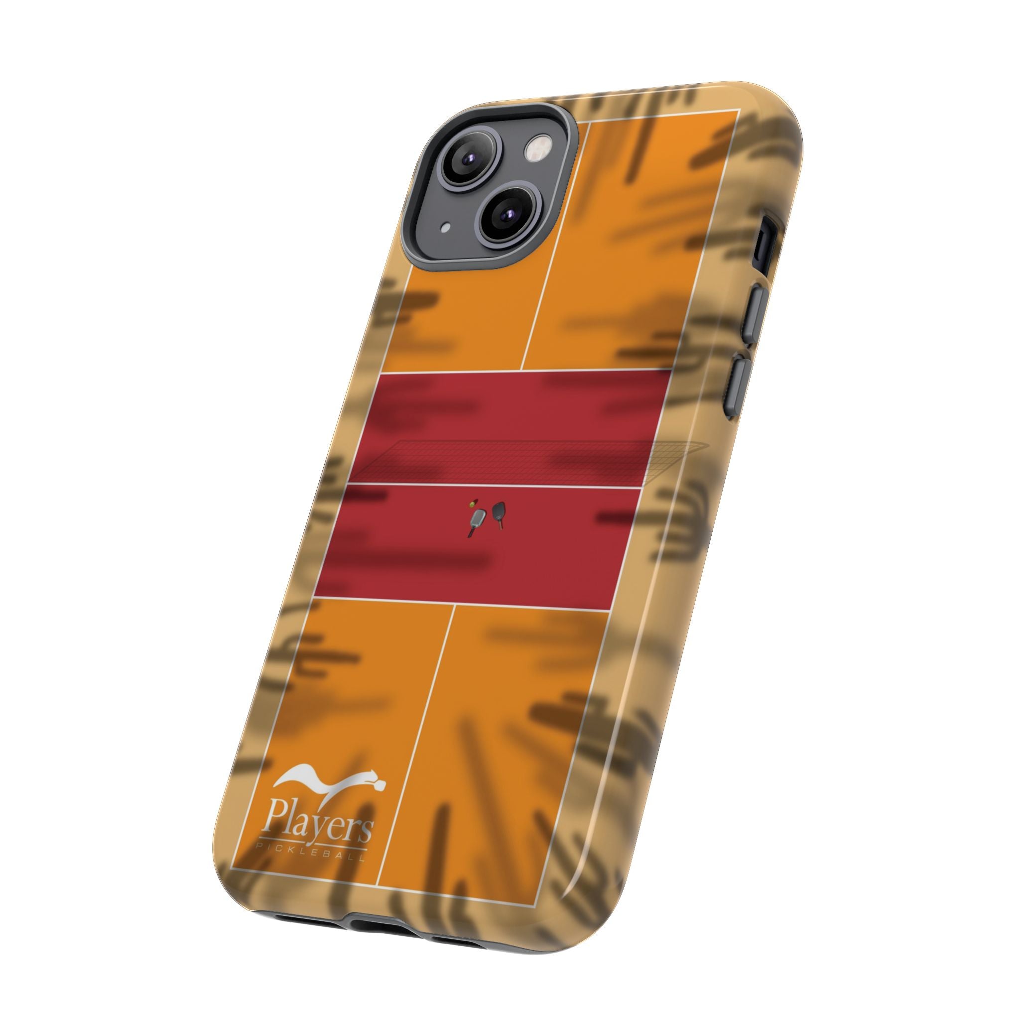 Pickleball Court Phone Cover - Southwest Saguaro Design