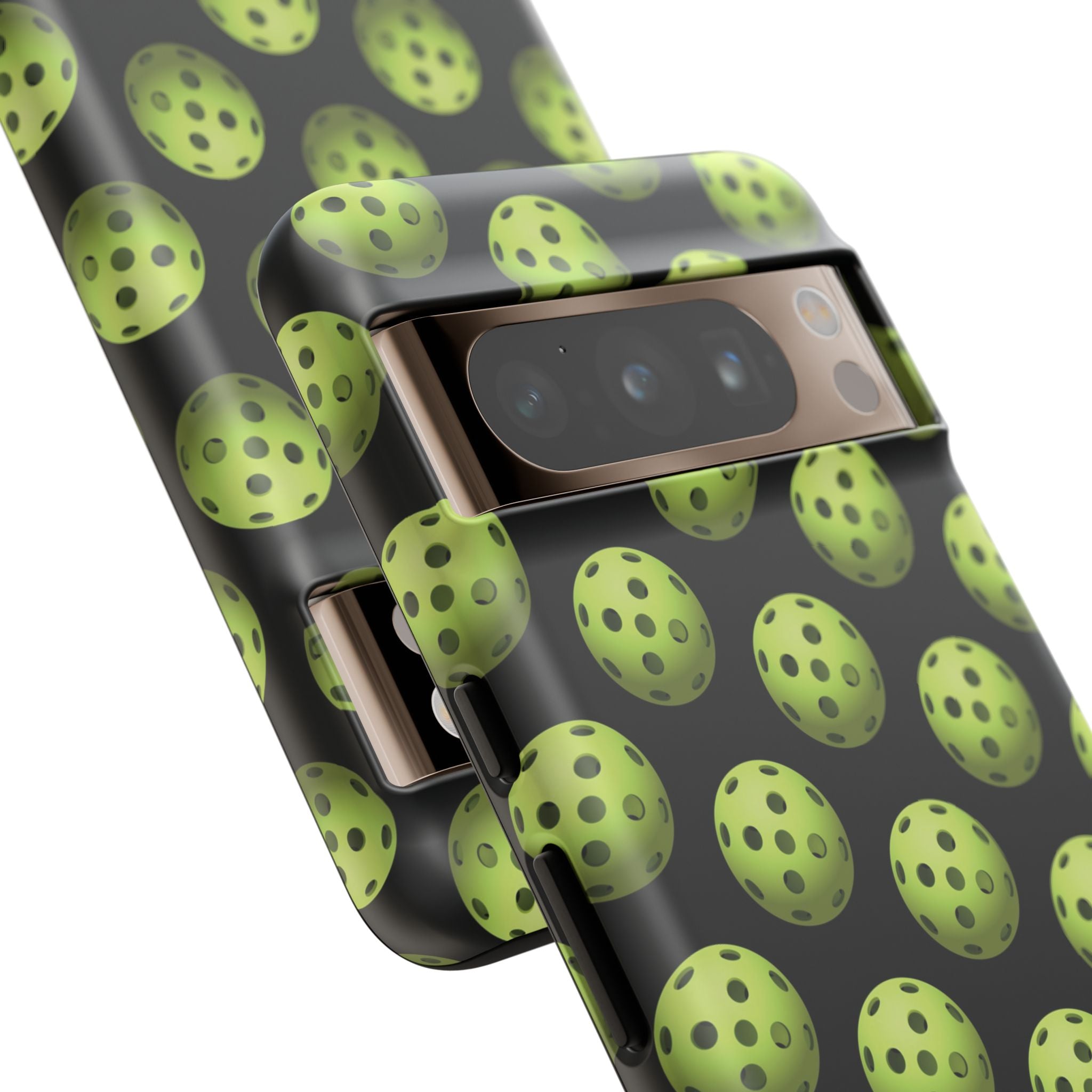 Pickleball Pattern Phone Cover (on Black)