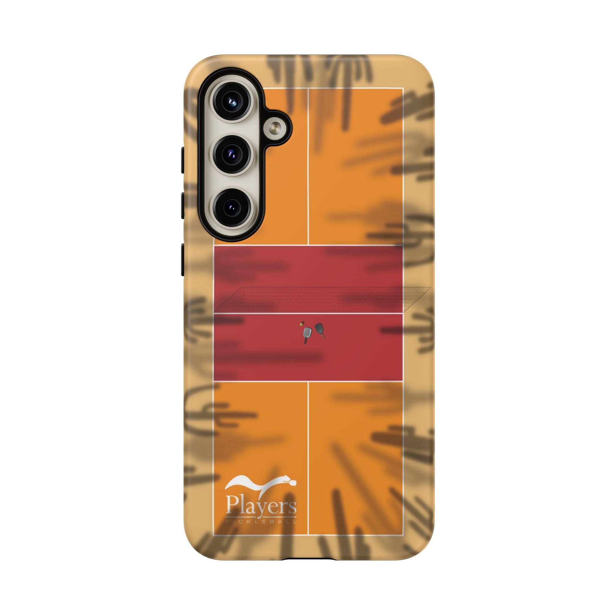 Pickleball Court Phone Cover - Southwest Saguaro Design