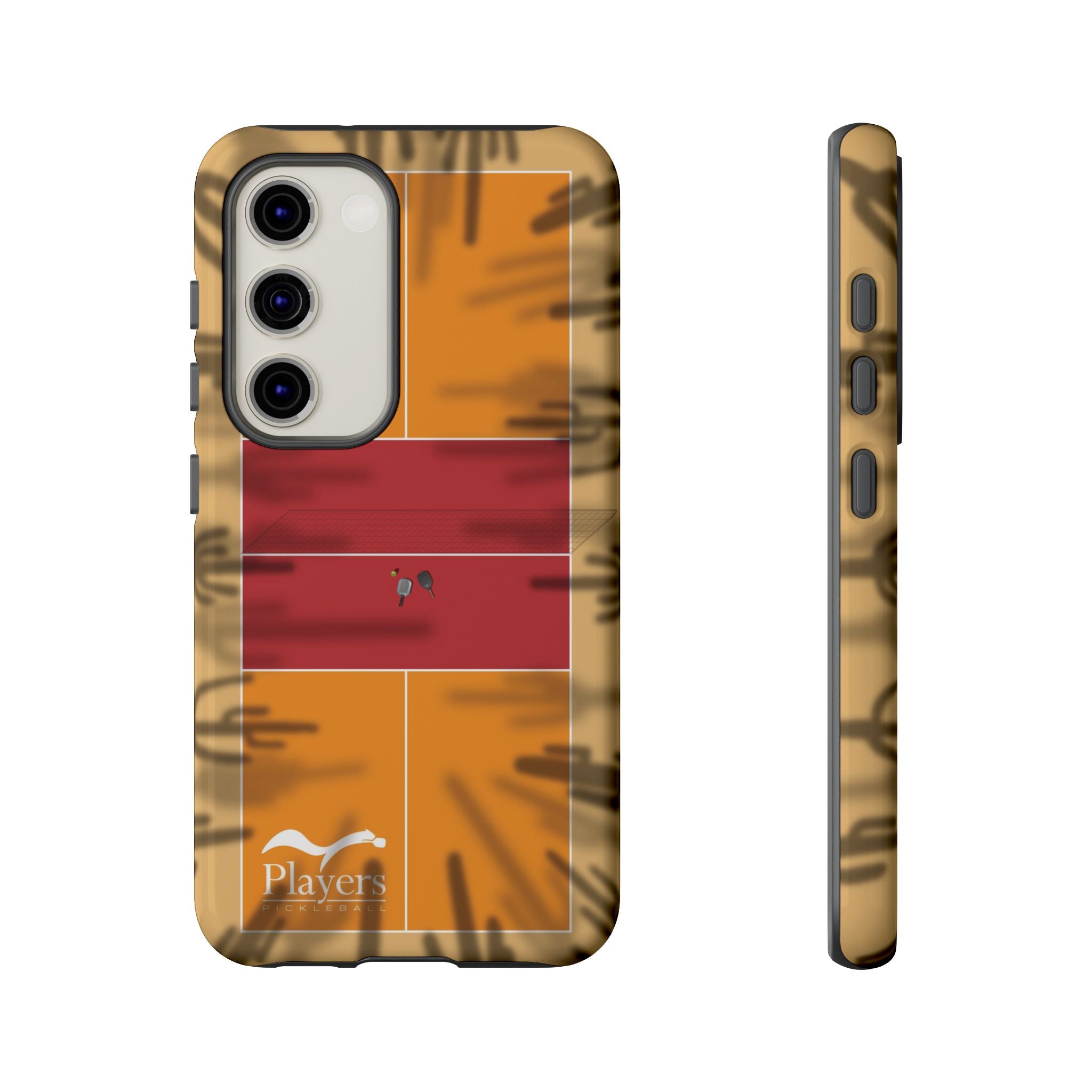 Pickleball Court Phone Cover - Southwest Saguaro Design