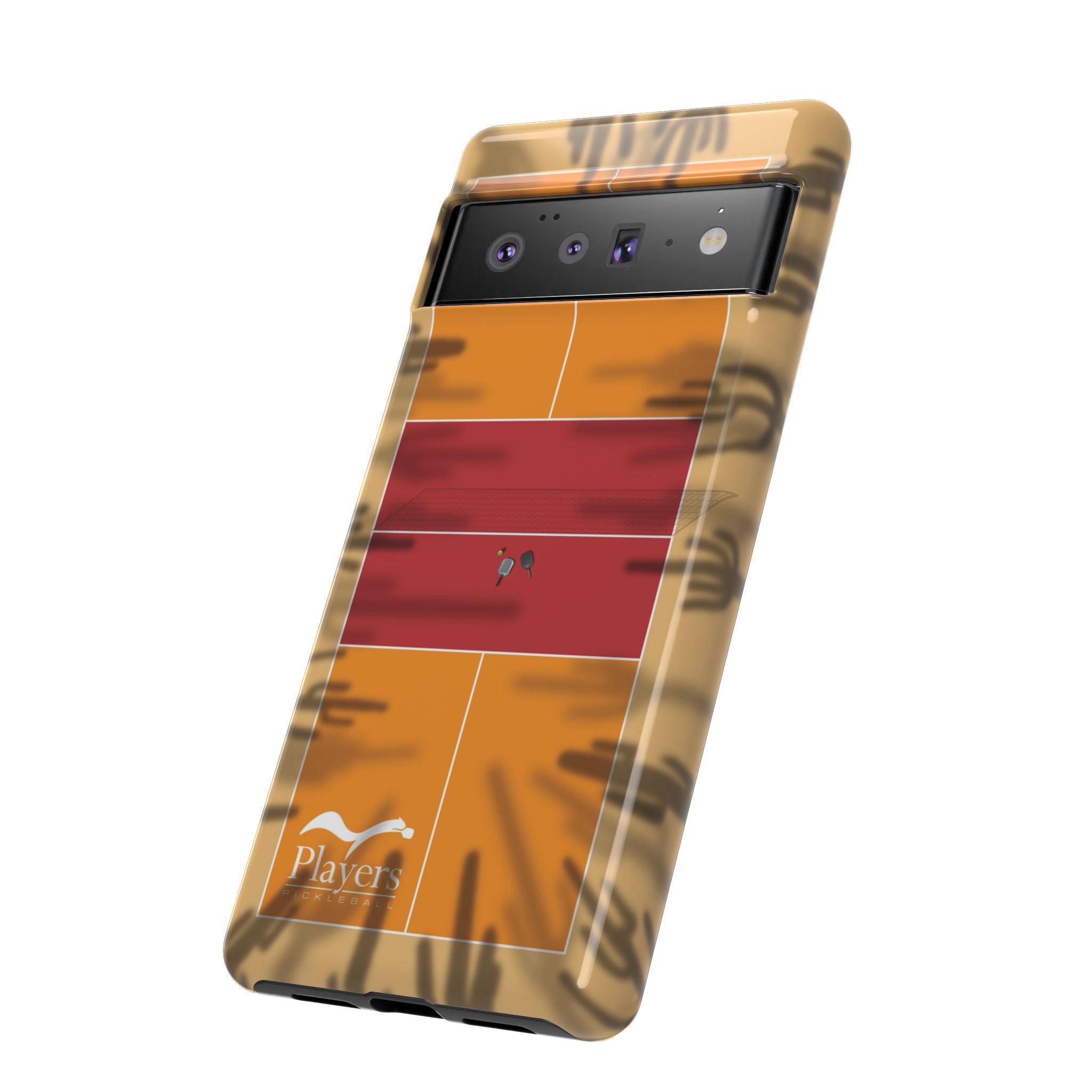 Pickleball Court Phone Cover - Southwest Saguaro Design