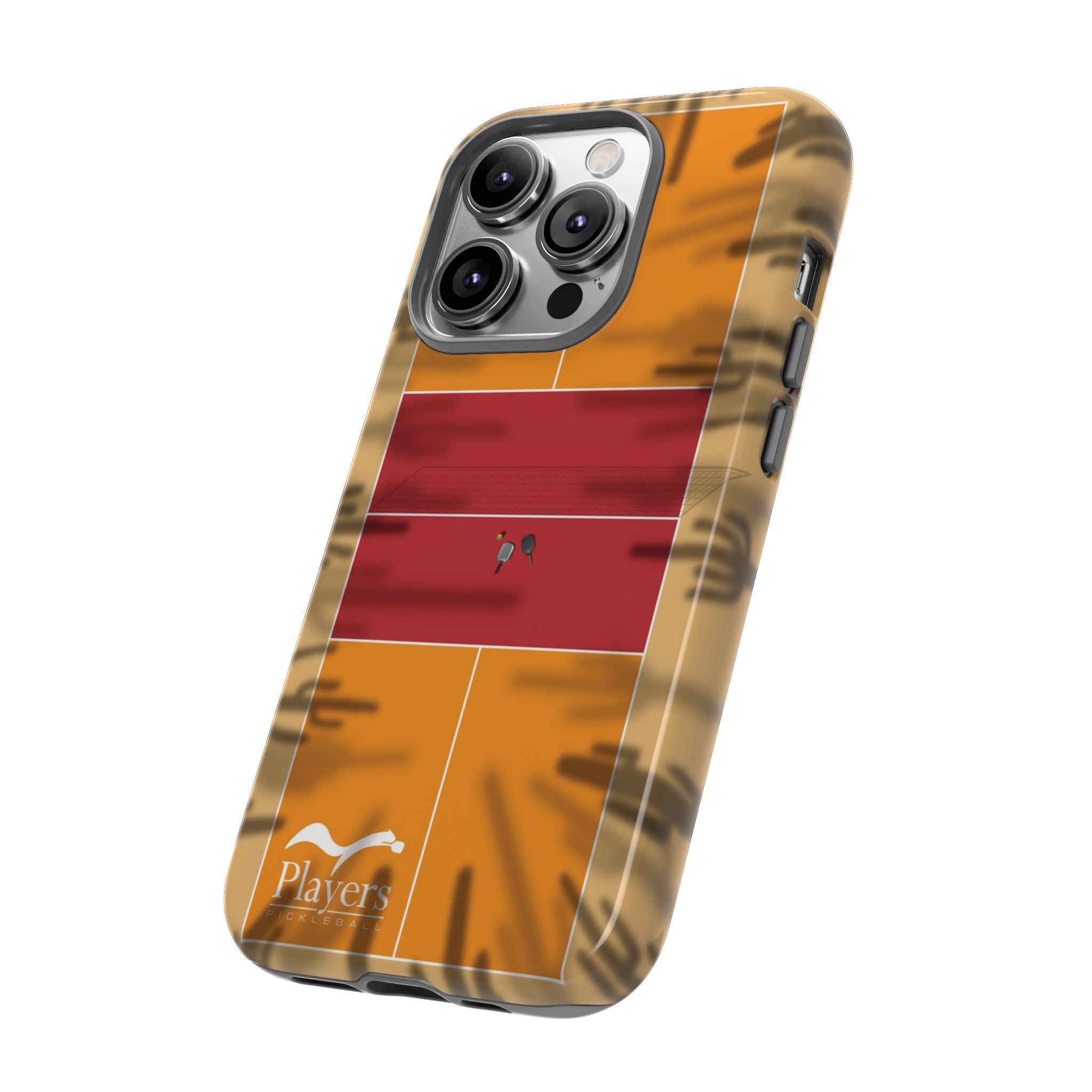 Pickleball Court Phone Cover - Southwest Saguaro Design