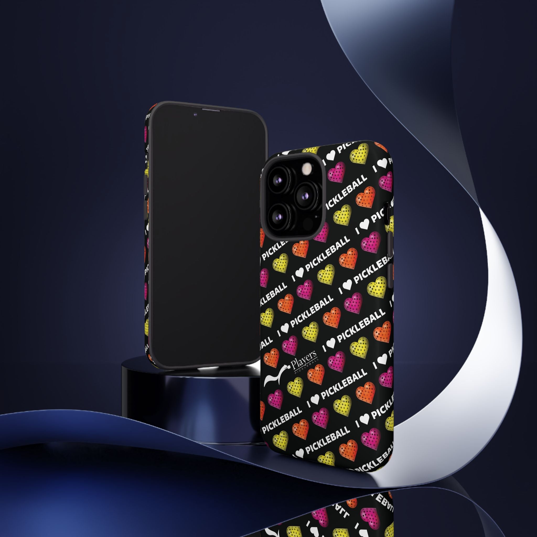 I Heart Pickleball Pattern Phone Cover