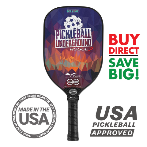 Rogue2 (Hybrid Shape) Gel-Core "Pickleball Underground" Abstract Geometric Special Edition