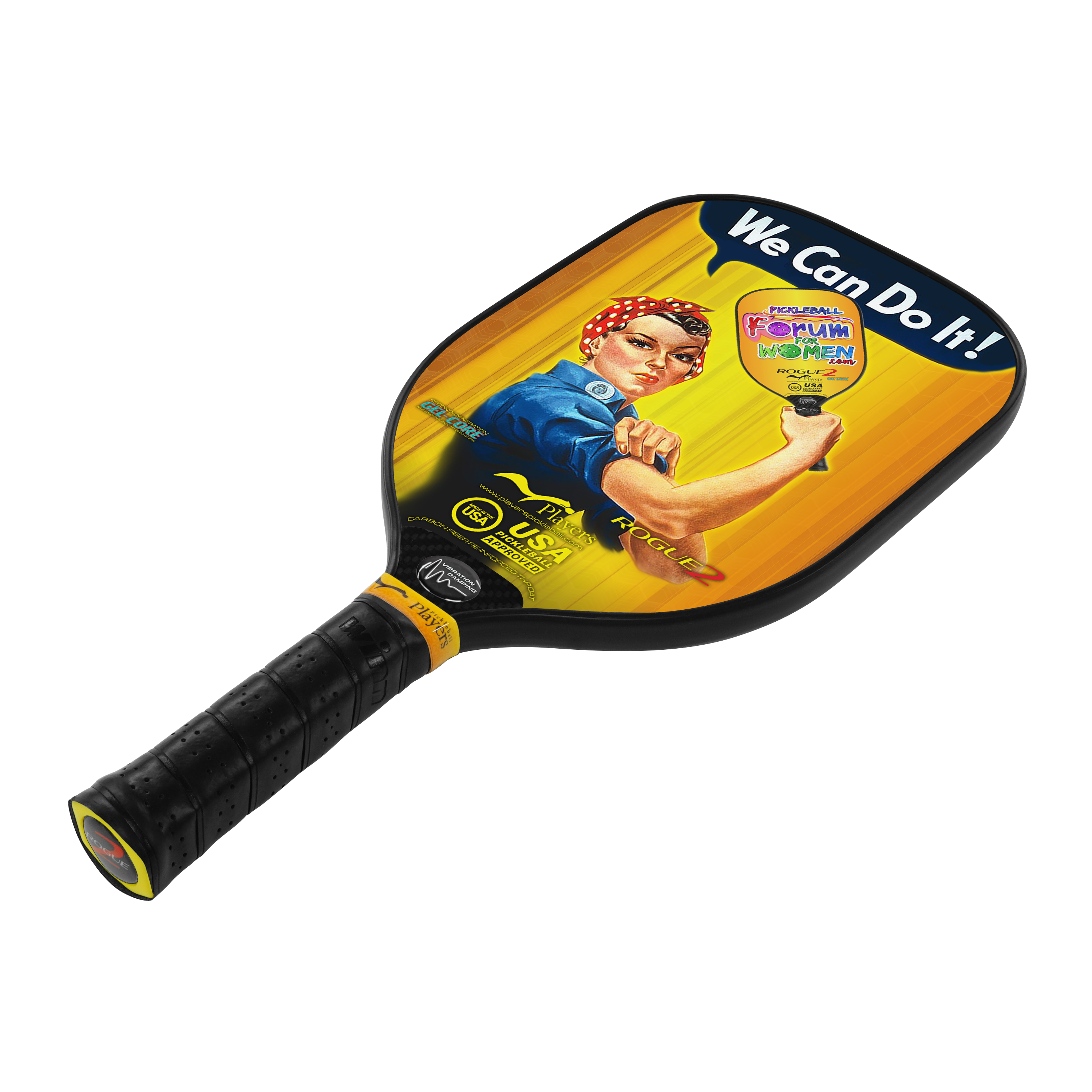 Rogue2  (Hybrid Shape)Gel-Core "Pickleball Forum for Women" Special Edition